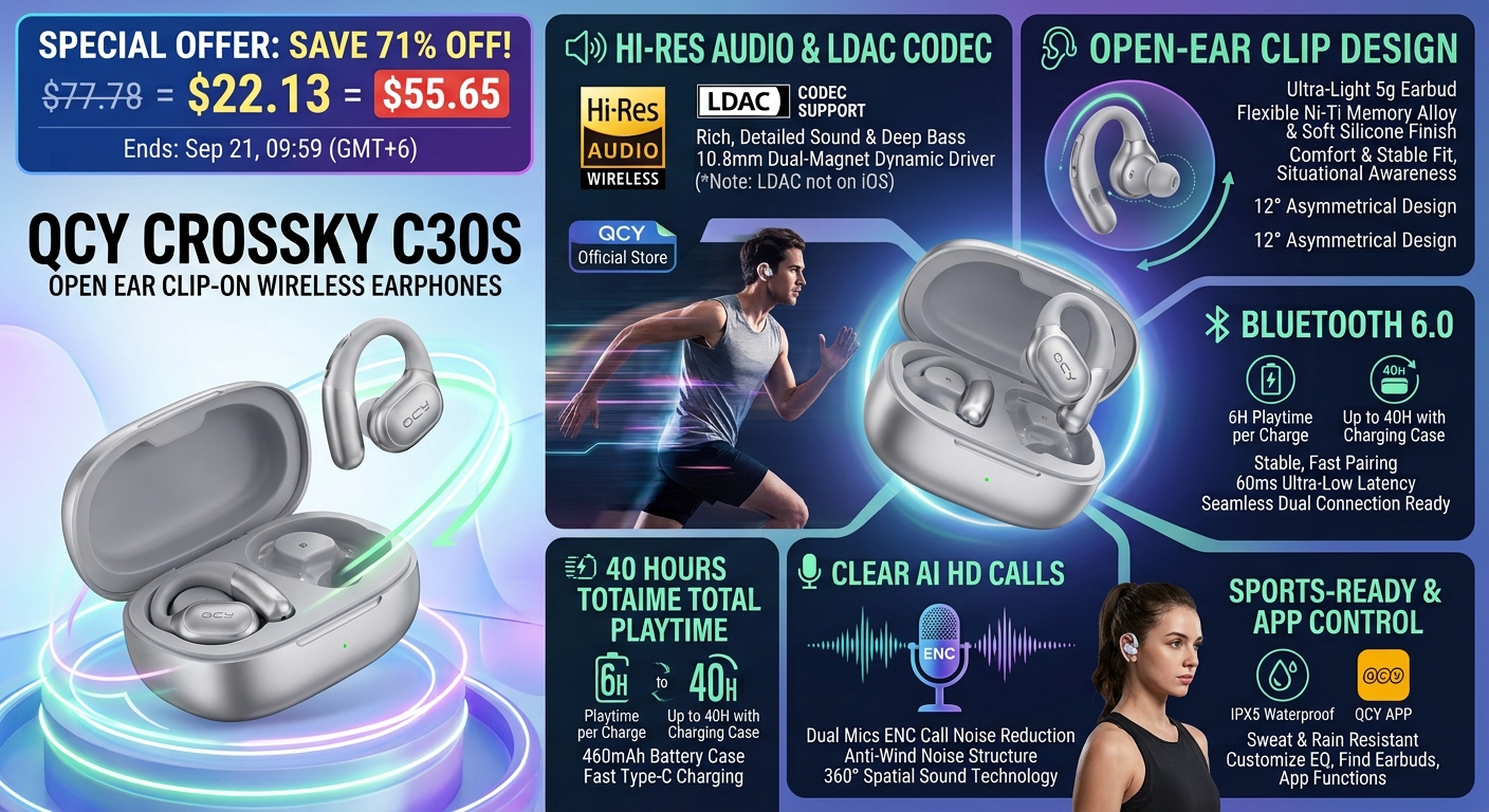 QCY Crossky C30S Review