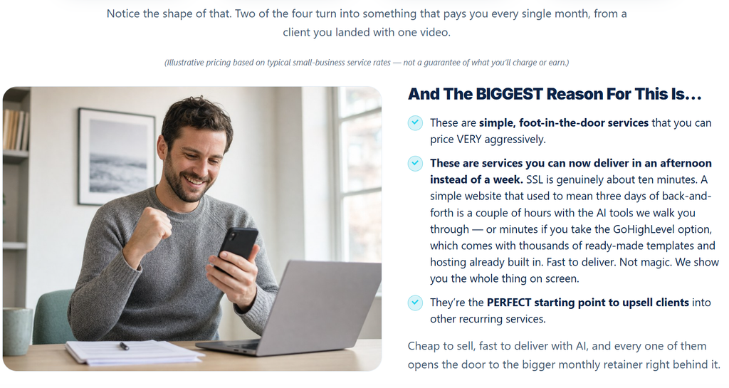 PersonAIble Review 2026 showing AI personalized video prospecting, business leads and client acquisition features